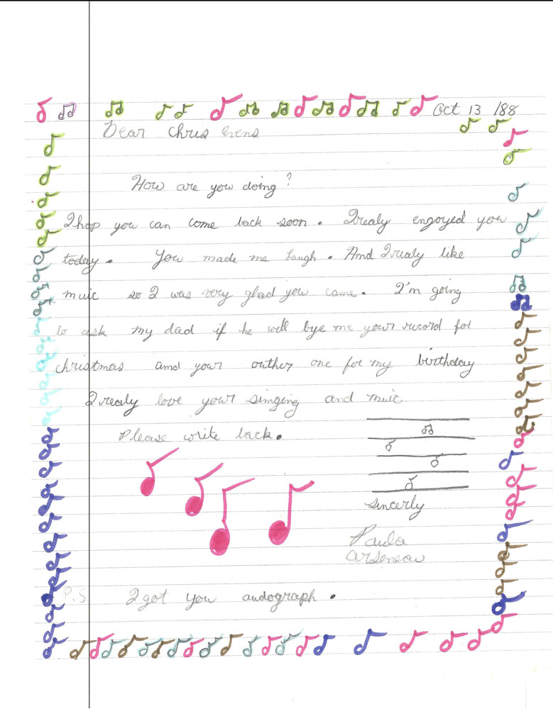 Kid's letter