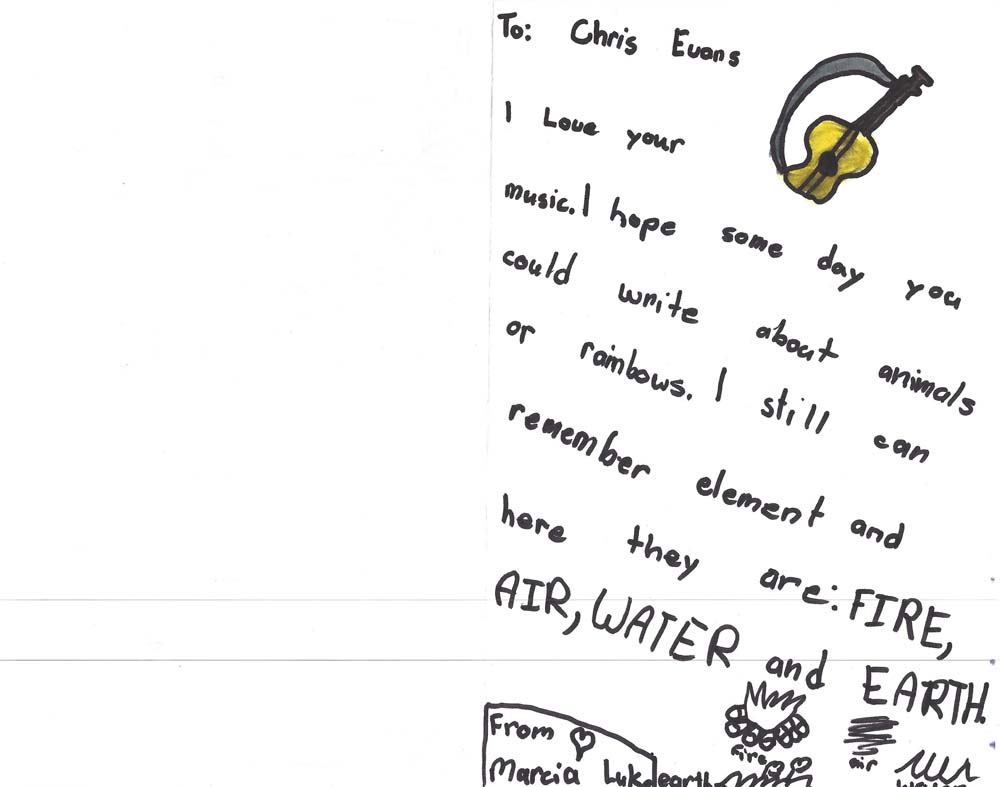 Kid's letter