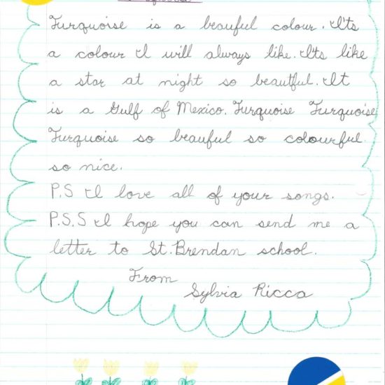 Kid's letter