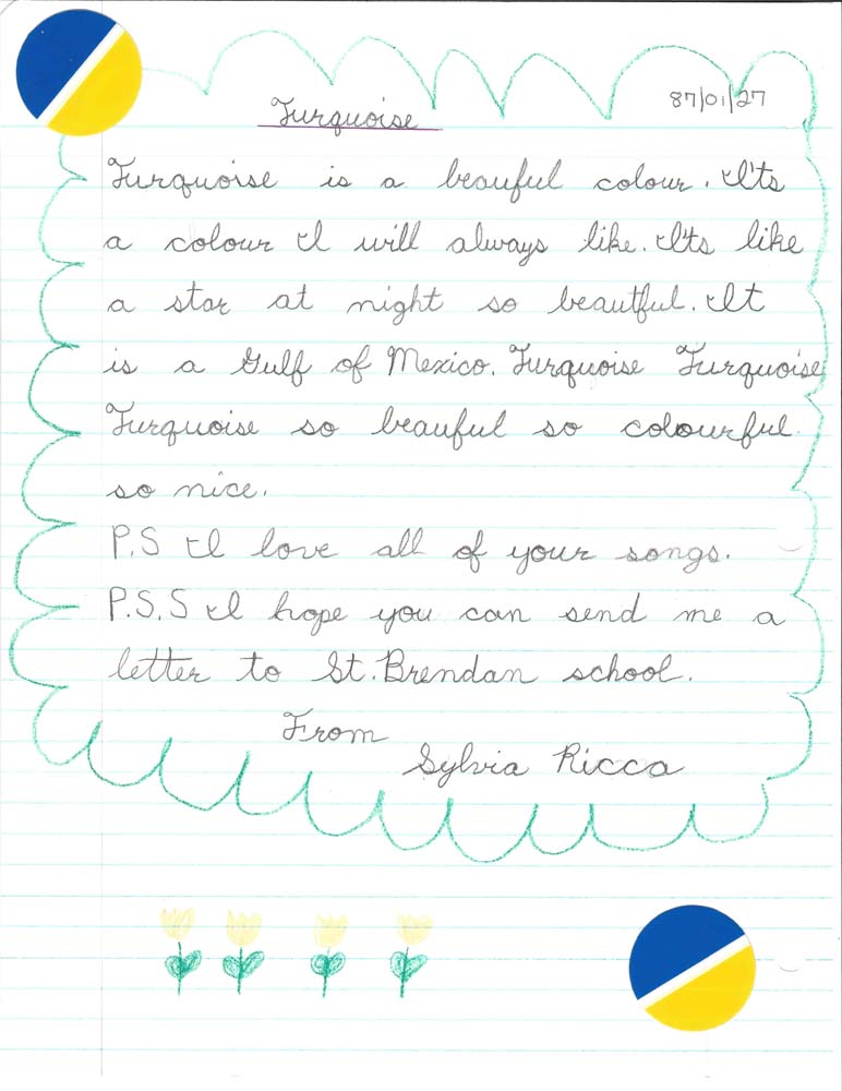 Kid's letter