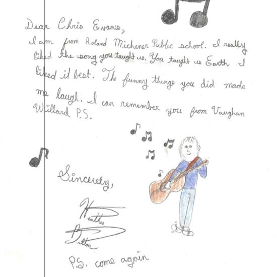 Kid's letter