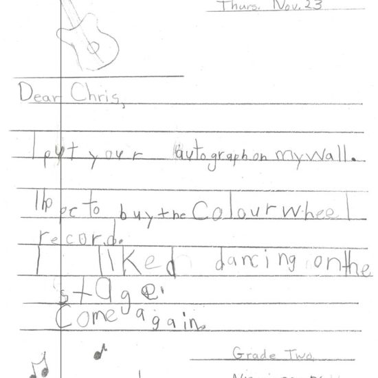 Kid's letter