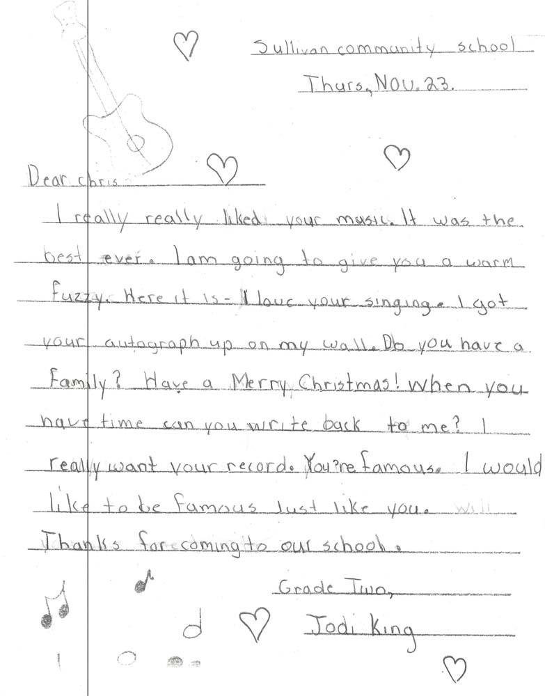 Kid's letter