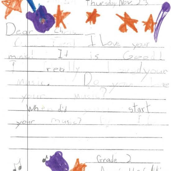 Kid's letter