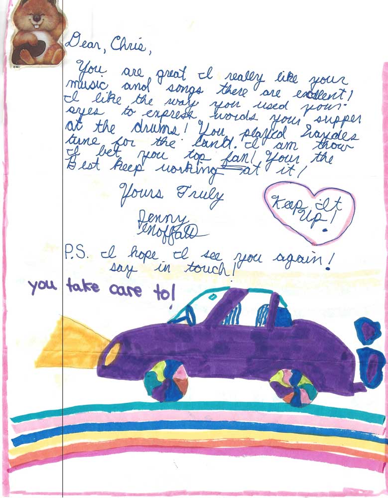 Kid's letter